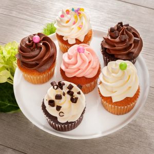 6 Assorted Cupcakes (choose 6 flavors)