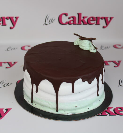8″ Mint Chocolate Cake (up to 12 slices)