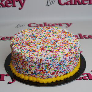 8″ Birthday Party Cake (up to 12 slices)